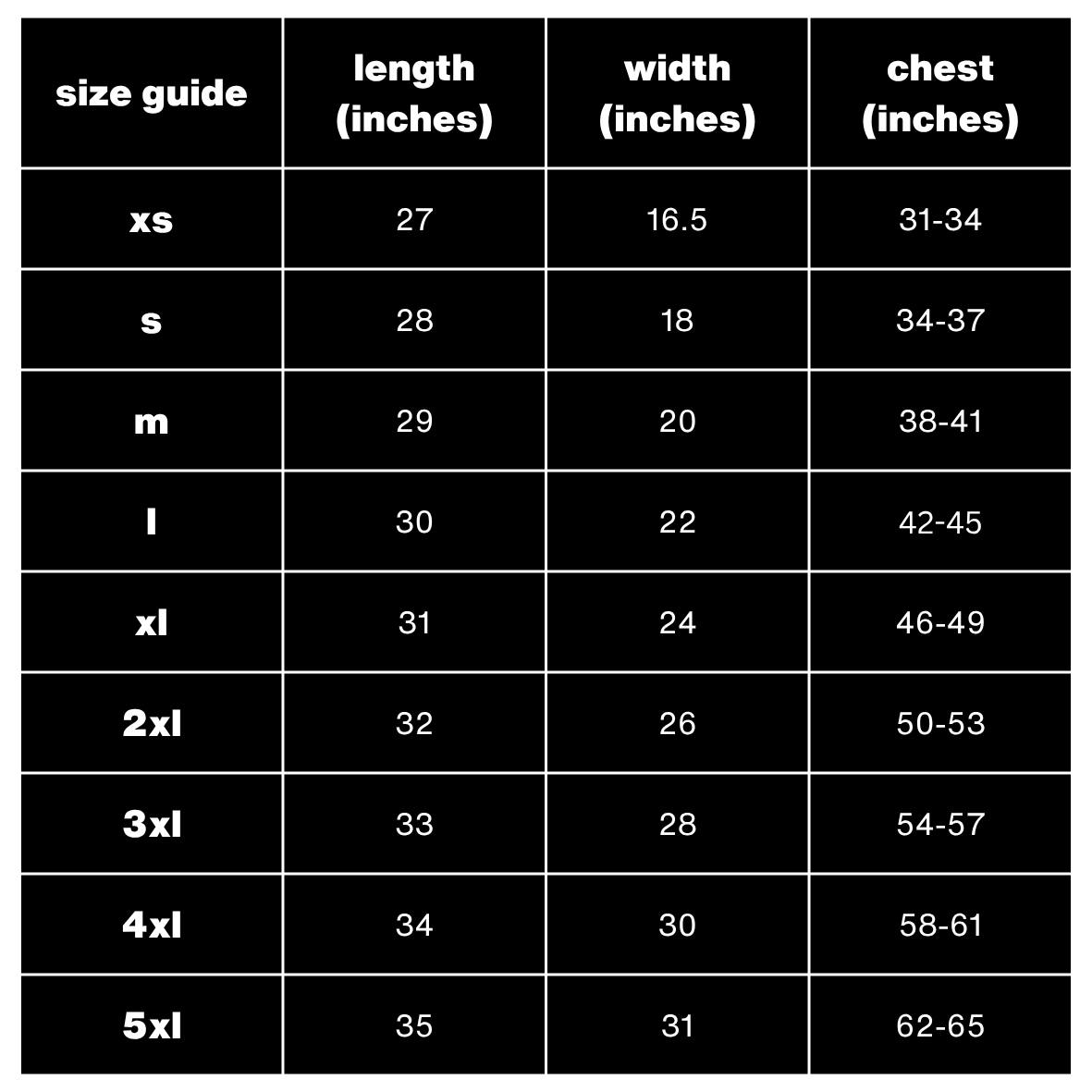 big & bold t-shirt
